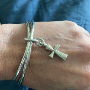 James Avery cross bangle bracelets